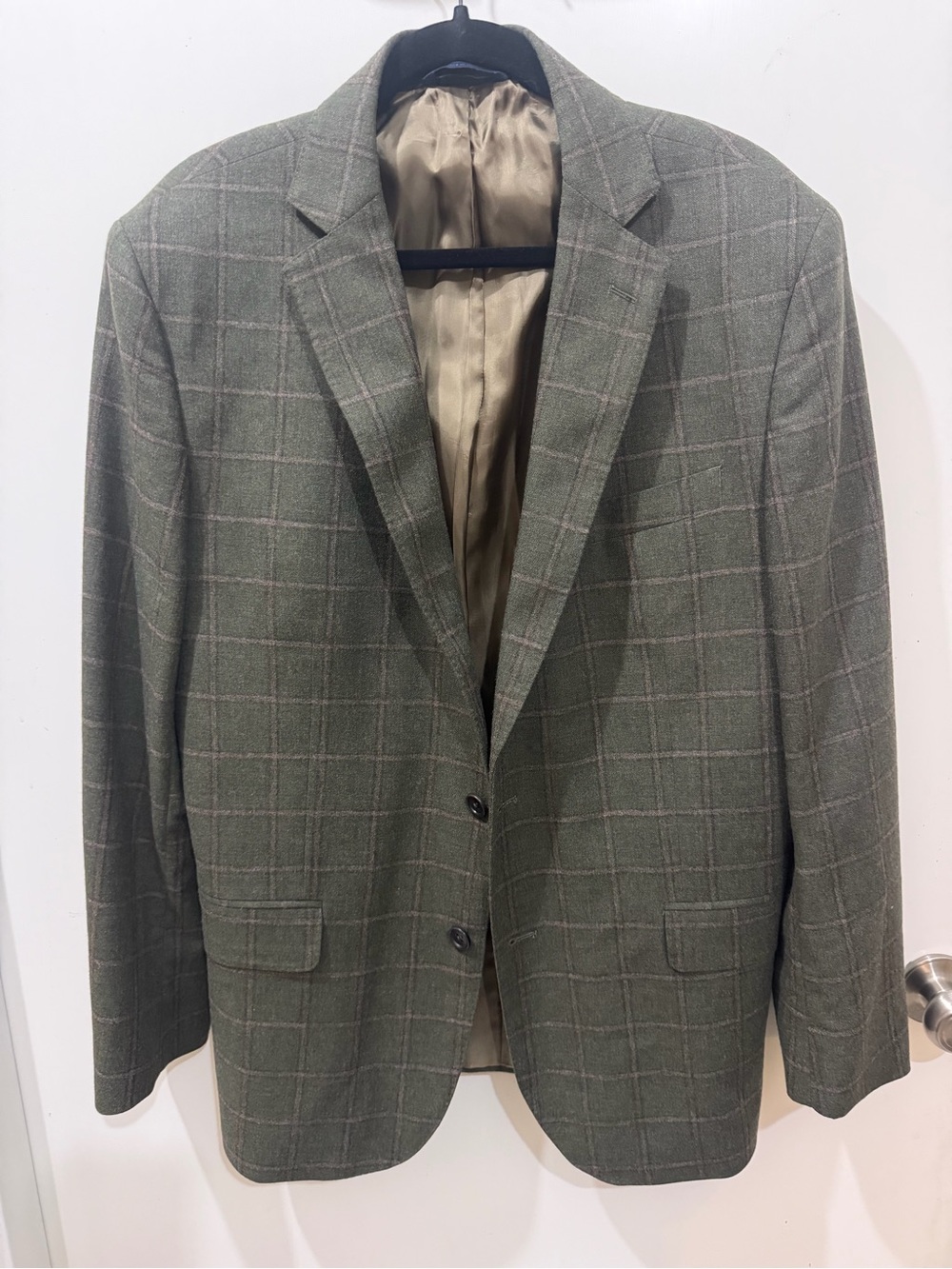 Brooks Brothers Green Windowpane Sport Coat 44R Explorer Regent 44R